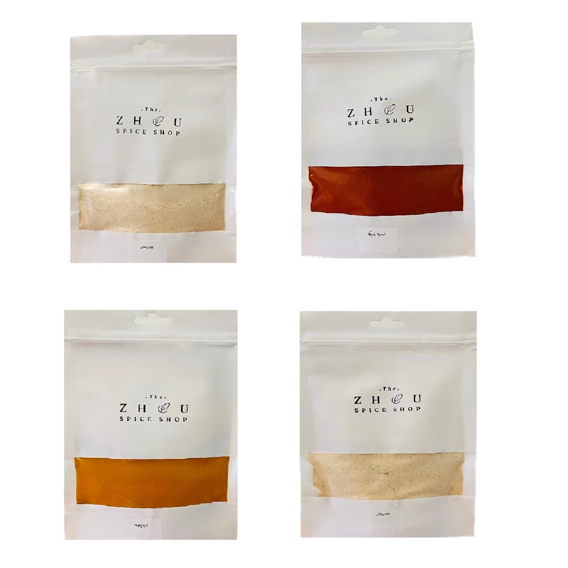 پودر سیر و پیاز و زردچوبه و پاپریکا ژو - 250 گرم بسته 4 عددی