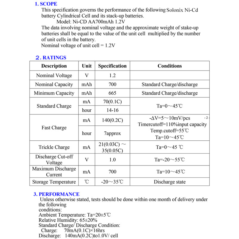 باتری شارژی قلمی سولونیکس مدل صنعتی Ni-Cd مجموعه 2 عددی باتری شارژی قلمی سولونیکس مدل صنعتی Ni-Cd مجموعه 2 عددی