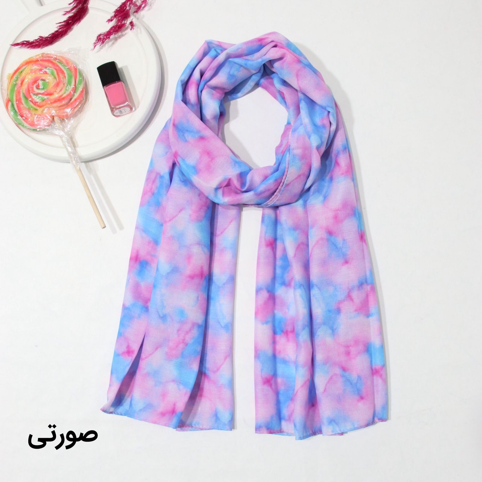 شال دخترانه مدل نخی کد ana-2935 -  - 2