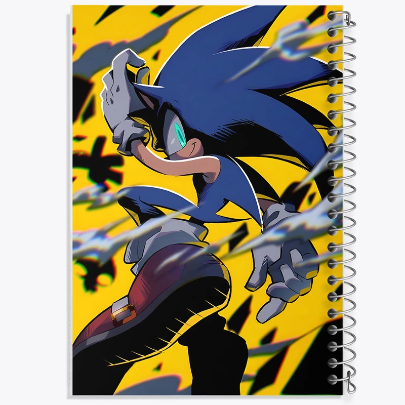 دفتر مشق 100 برگ خندالو طرح سونیک (Sonic) کد N4299