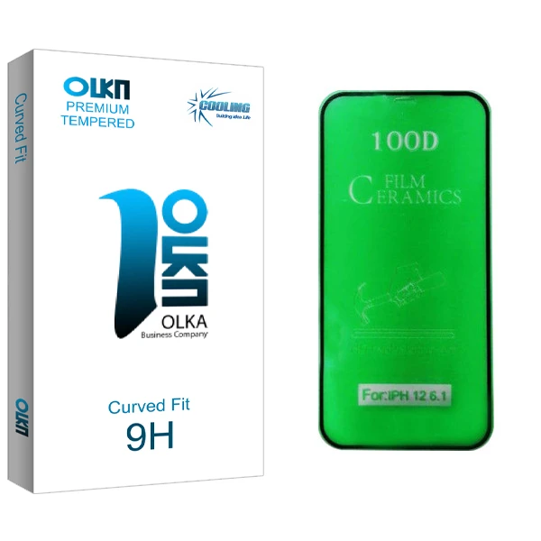 محافظ صفحه نمایش کولینگ مدل Olka glass مناسب برای گوشی موبایل اپل iPhone 12 Pro