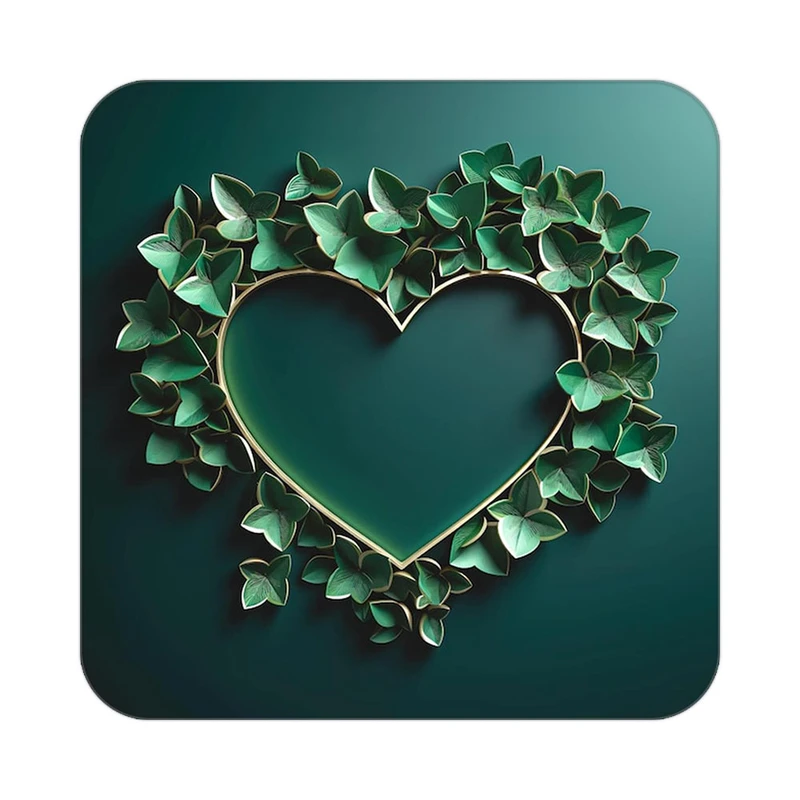 زیر لیوانی کاکتی طرح عاشقانه مدل mp38521