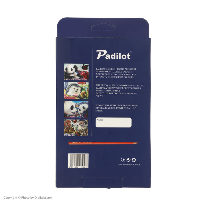 مداد رنگی 12رنگ پادیلوت مدل M-810212-2