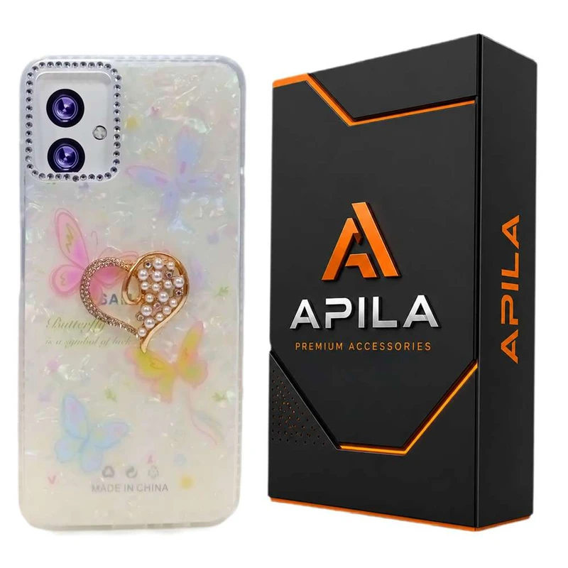 کاور اپیلا مدل یخی طرح دار مناسب برای گوشی موبایل سامسونگ Galaxy A06