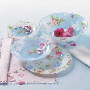 سرویس غذاخوری 38 پارچه لومینارک مدل Rose