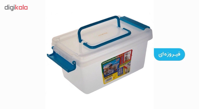 ظرف نان ممتاز پلاستیک مدل 210 ظرفیت ۷ لیتری