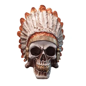 مجسمه مدل جمجمه سرخ پوست کد A73