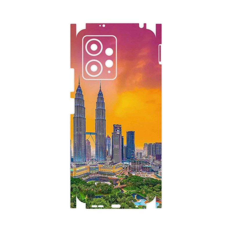 برچسب پوششی ماهوت مدل City of Kuala Lumpur-FullSkin مناسب برای گوشی موبایل شیائومی Redmi Note 12 4G