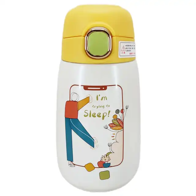 ماگ سفری مدل آدمک قفل دار کد 03 گنجایش 0.32 لیتر