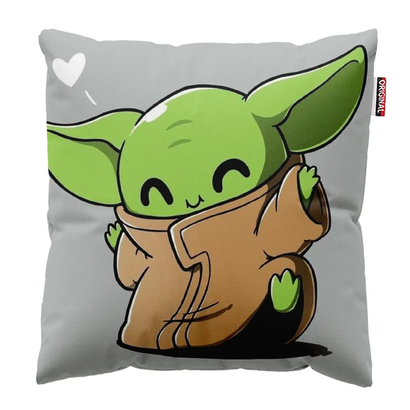 کوسن پاد آفرین مدل بیبی یودا کیوت کد 150 سایز 30*30 سانتی متر 