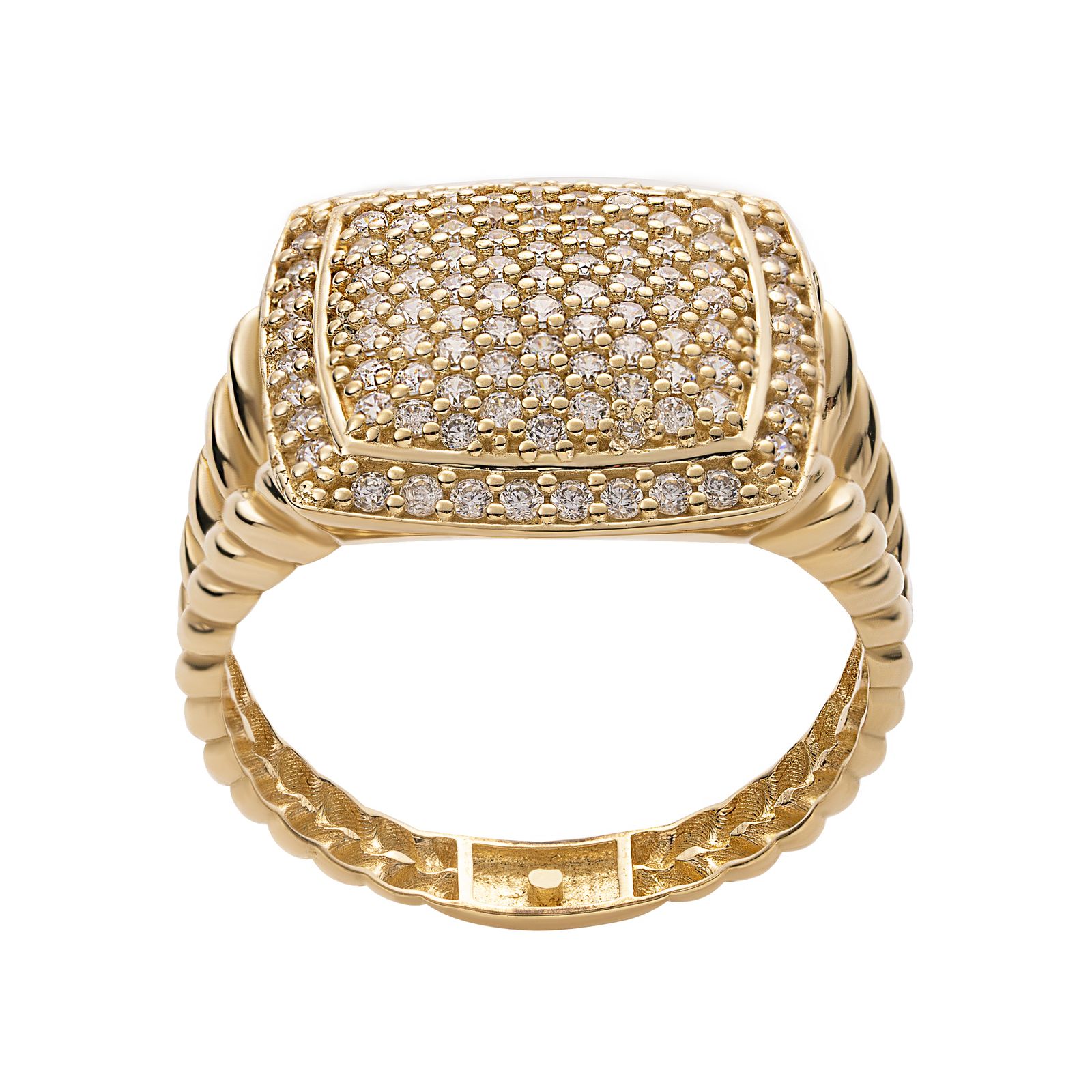 انگشتر طلا 18 عیار زنانه جواهری سون مدل 3345 -  - 5