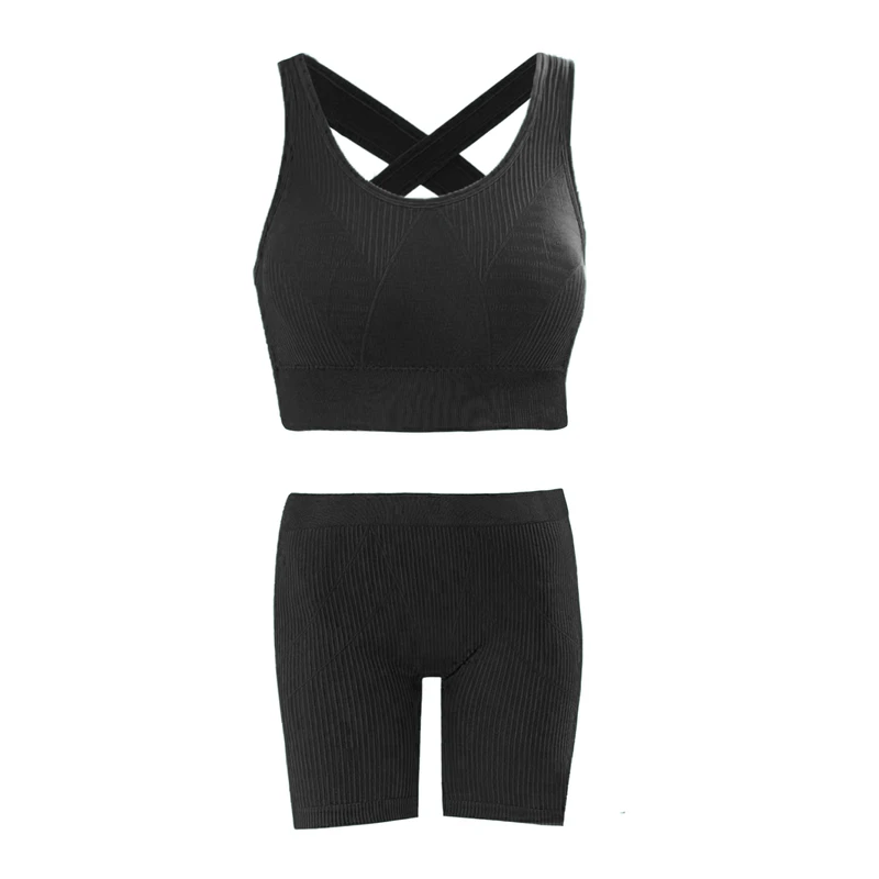 ست نیم تنه و شلوارک ورزشی زنانه مدل لیدی اسپرت