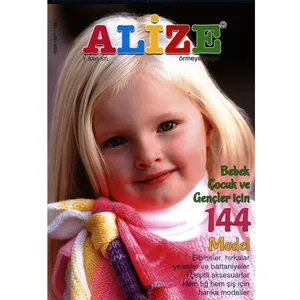 مجله مجموعه طرح های بافتنی کودکان آلیز شامل 144 طرح به همراه نقشه بافت