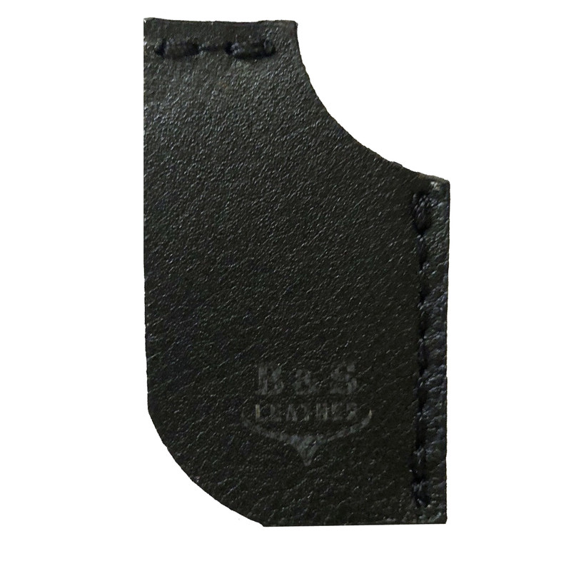 نشانگر کتاب چرم طبیعی – دست دوز مدل M رنگ مشکی B&S Leather 