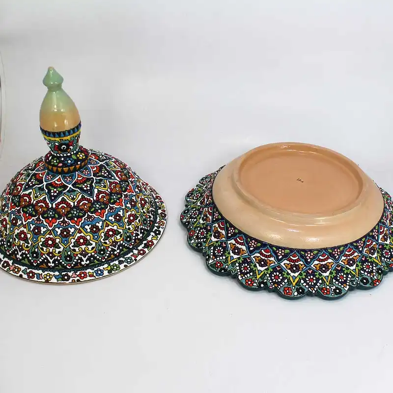 ظرف سرو میناکاری کد 10