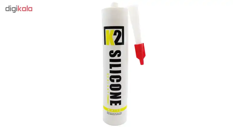 چسب سیلیکون آکواریوم سفید کاسپین مدل K2 حجم 300 میلی لیتر