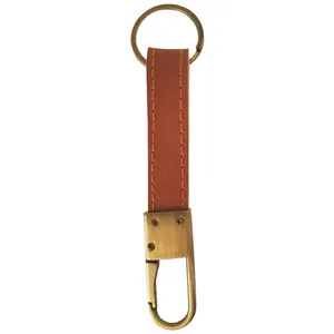 جاسوییچی چرم طبیعی گاوی دست دوز لمونو مدل چاوا کد KL485