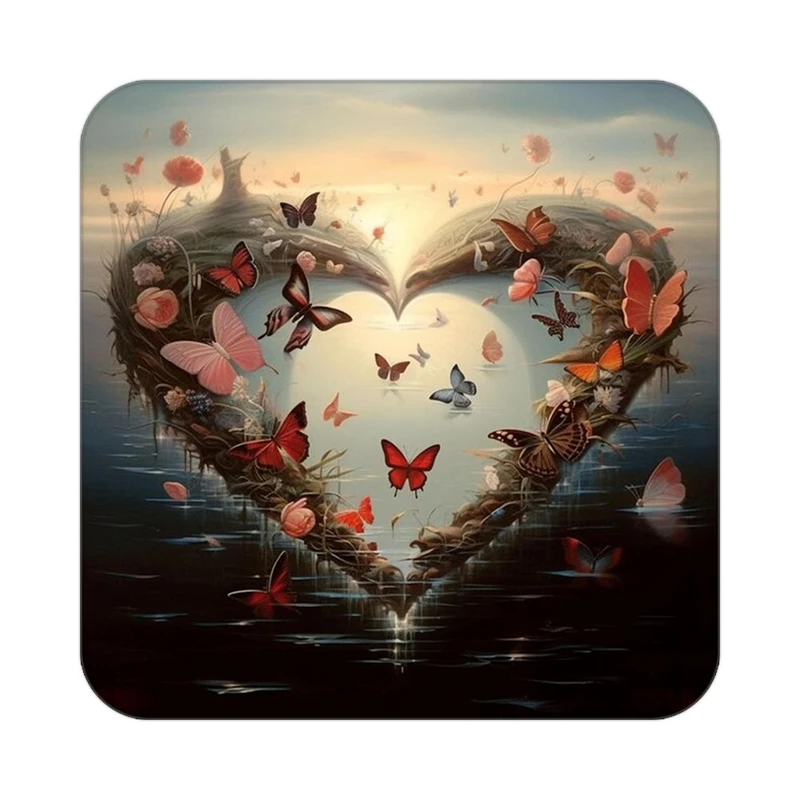 زیر لیوانی کاکتی مدل عاشقانه کد mp12718