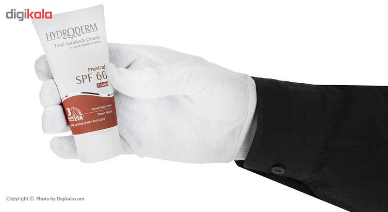 کرم ضد آفتاب هیدرودرم مدل Dark Beige SPF60 حجم 50 میلی لیتر