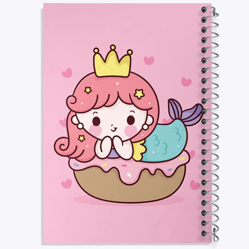 دفتر ژورنال نویسی 50 برگ خندالو مدل نقطه ای طرح دخترانه کد N886