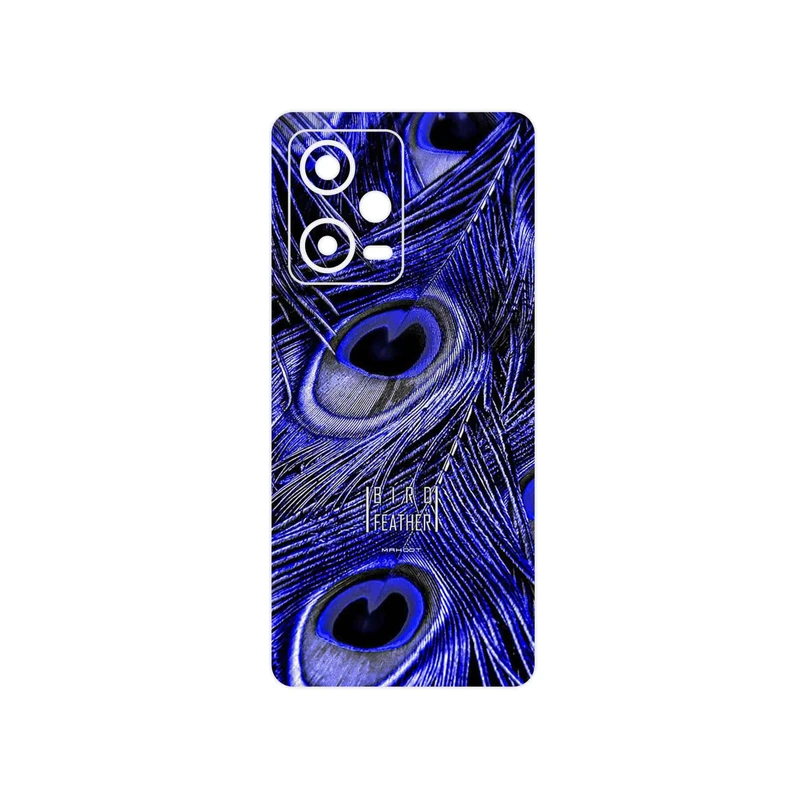 برچسب پوششی ماهوت مدل Purple Feather مناسب برای گوشی موبایل شیائومی Redmi Note 12 Pro