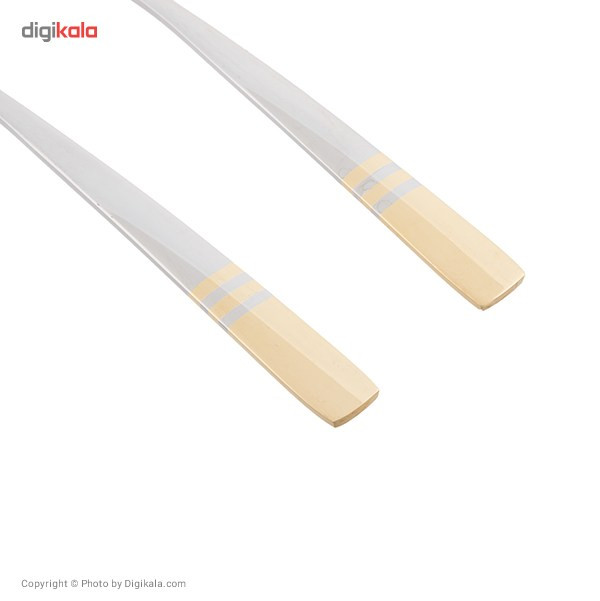 قاشق و چنگال ناب استیل مدل فلورانس