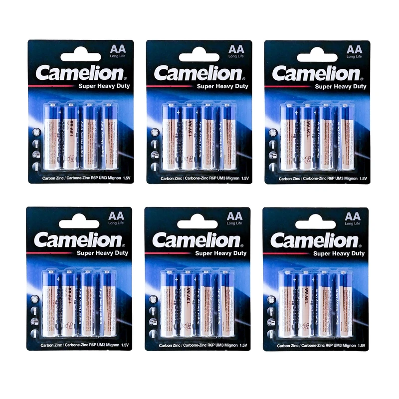 باتری قلمی کملیون مدل Super Heavy Duty بسته 24 عددی