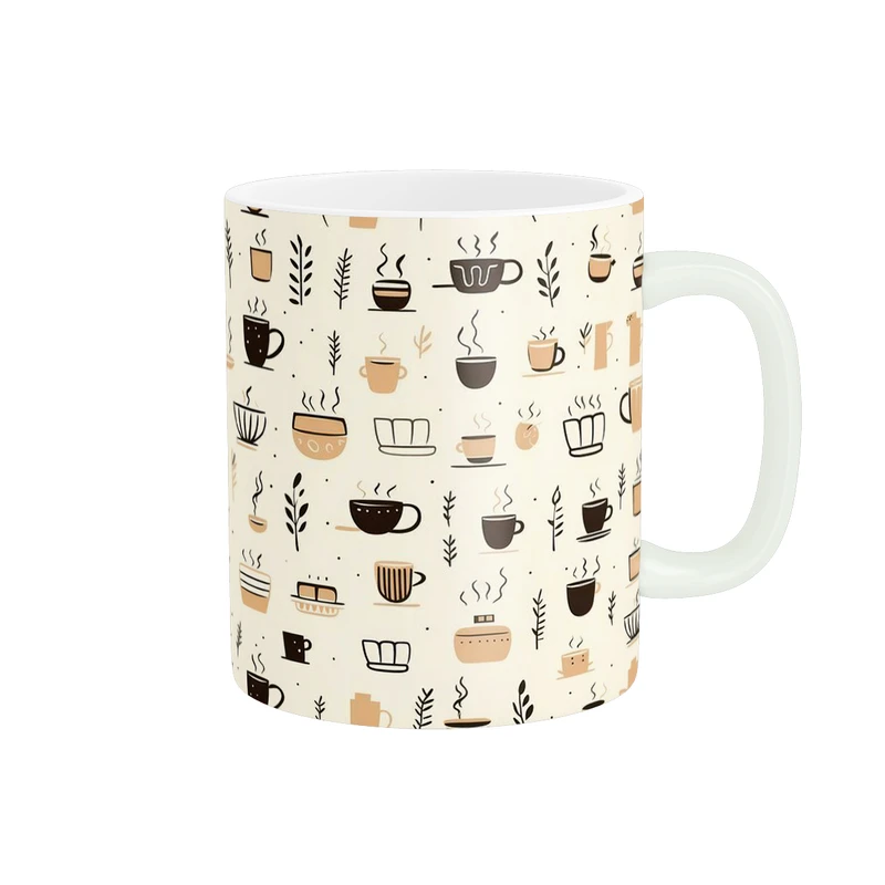 ماگ پاد آفرین طرح کافه کد 2187