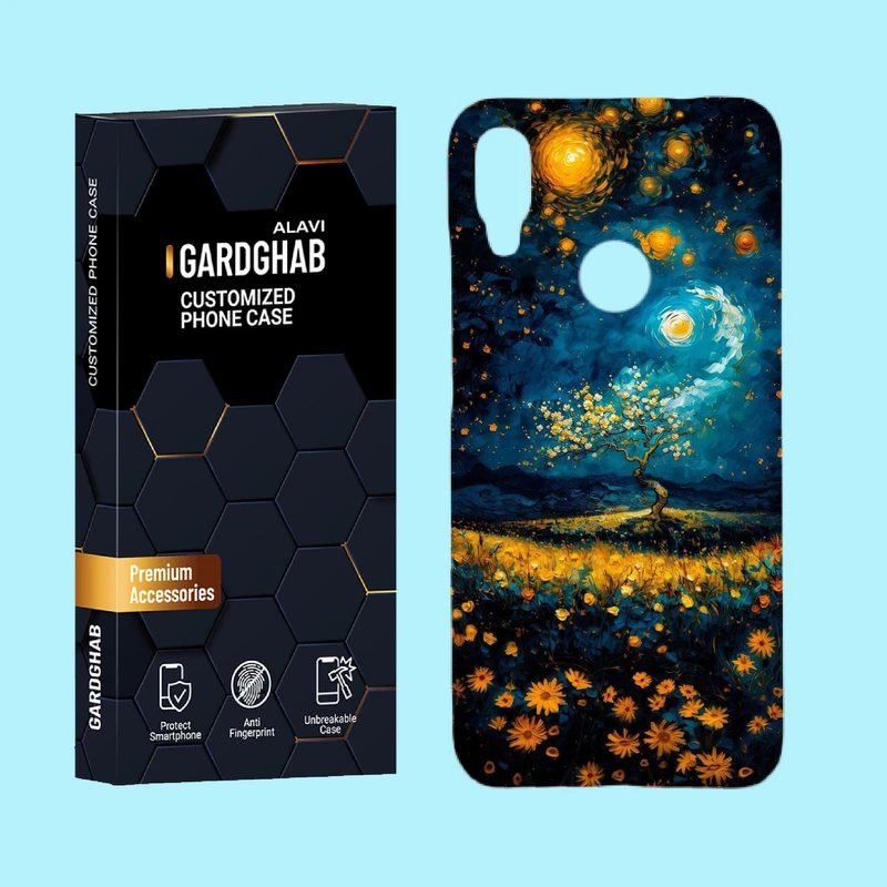 کاور گارد قاب علوی مدل هنری مناسب برای گوشی موبایل شیائومی Redmi Note 7 / note 7 Pro