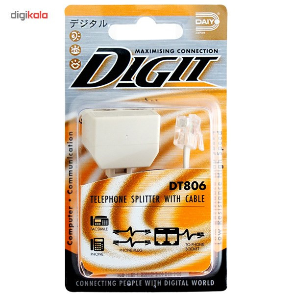 تبدیل 1 به 2 تلفن دایو کد DT806 1