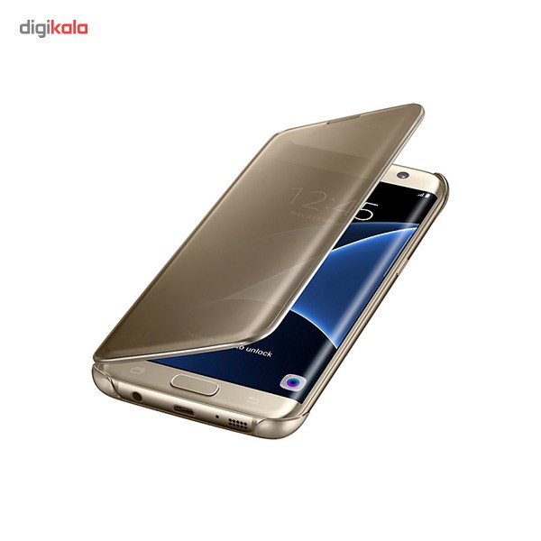 کیف کلاسوری سامسونگ مدل Clear View مناسب برای گوشی موبایل Galaxy S7 Edge