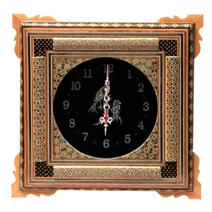 ساعت دیواری خاتم کاری کد 70163