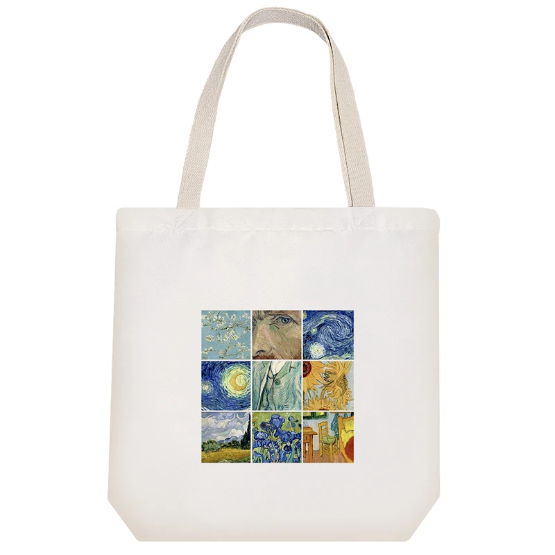 ساک خرید خندالو مدل ونسان ونگوگ کد H1967