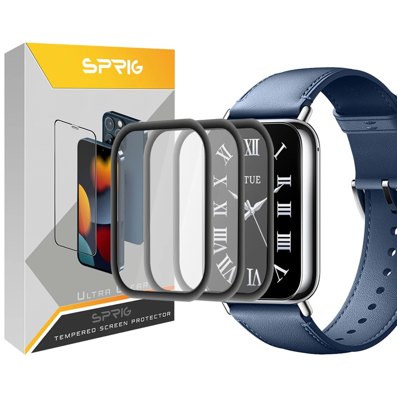 محافظ صفحه نمایش نانو اسپریگ مدل Pmma-SPG مناسب برای ساعت هوشمند شیائومی Mi Band 8 Pro بسته سه عددی
