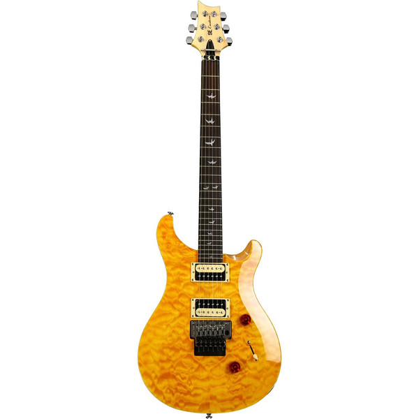 گیتار الکتریک پی آر اس مدل SE 30th Anniversary Floyd Custom 24 Santana Yellow