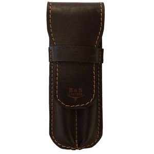 کیف خودکار چرم طبیعی – دست دوز مدل G رنگ قهوه ای B&S Leather