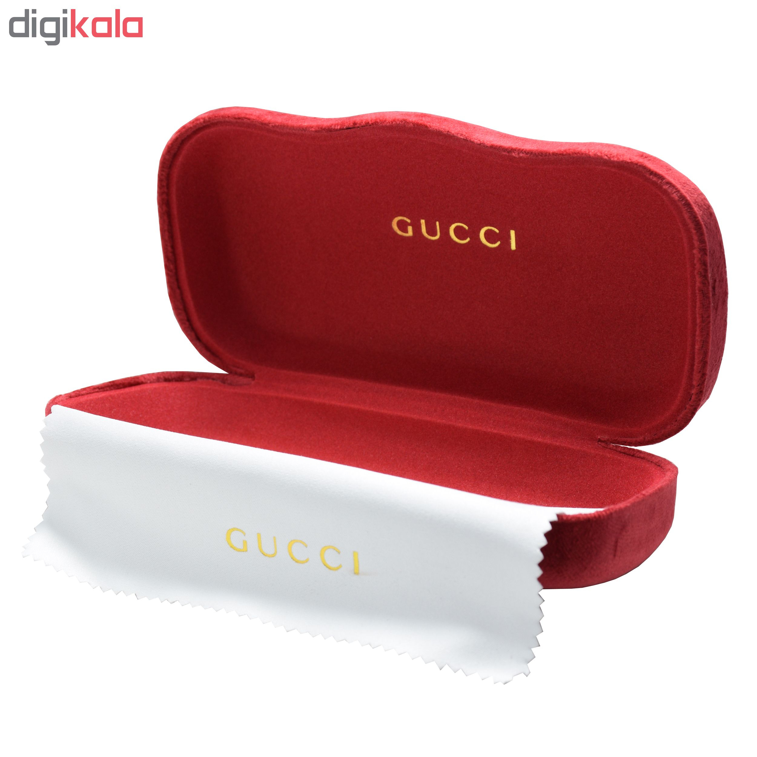 کیف عینک گوچی مدل Red Hard Cover