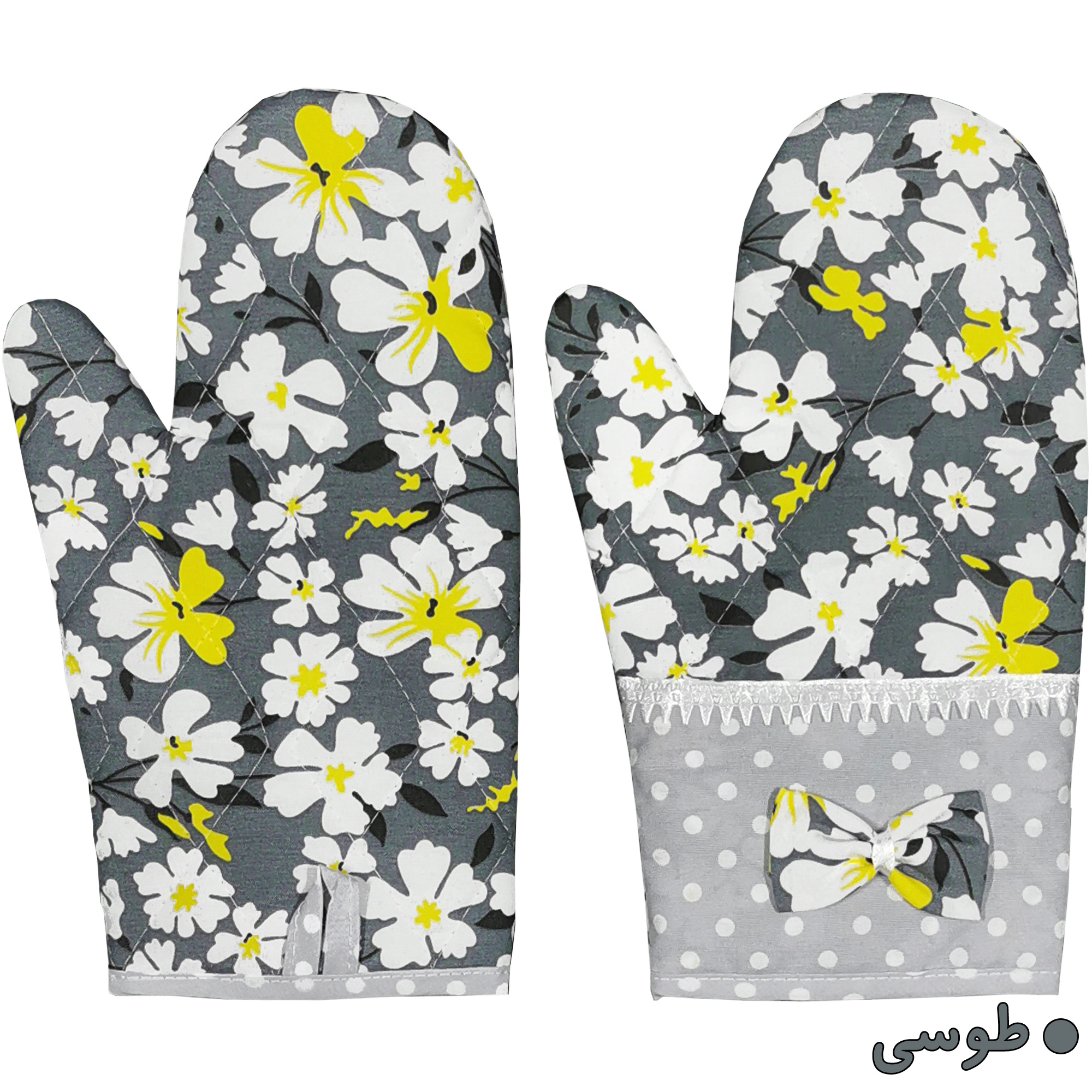 دستکش فر راولا کد P122 مجموعه 2 عددی