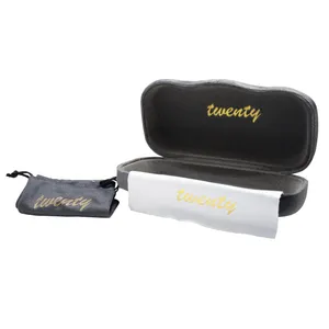 کیف عینک تونتی مدل Hard Cover Silver