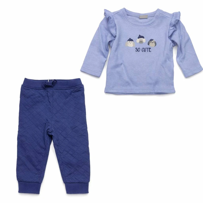 ست سویشرت و شلوار دخترانه پوکو پیانو مدل looso