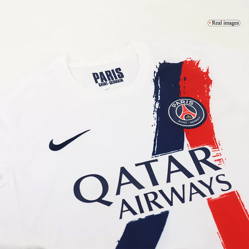 ست تی شرت و شلوارک ورزشی مردانه مدل پاریس Away 2025