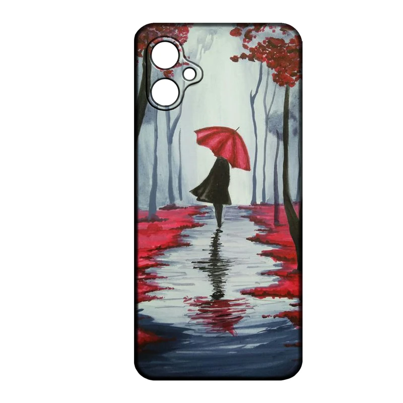 کاور طرح دخترانه کد 150 مناسب برای گوشی موبایل سامسونگ Galaxy A05