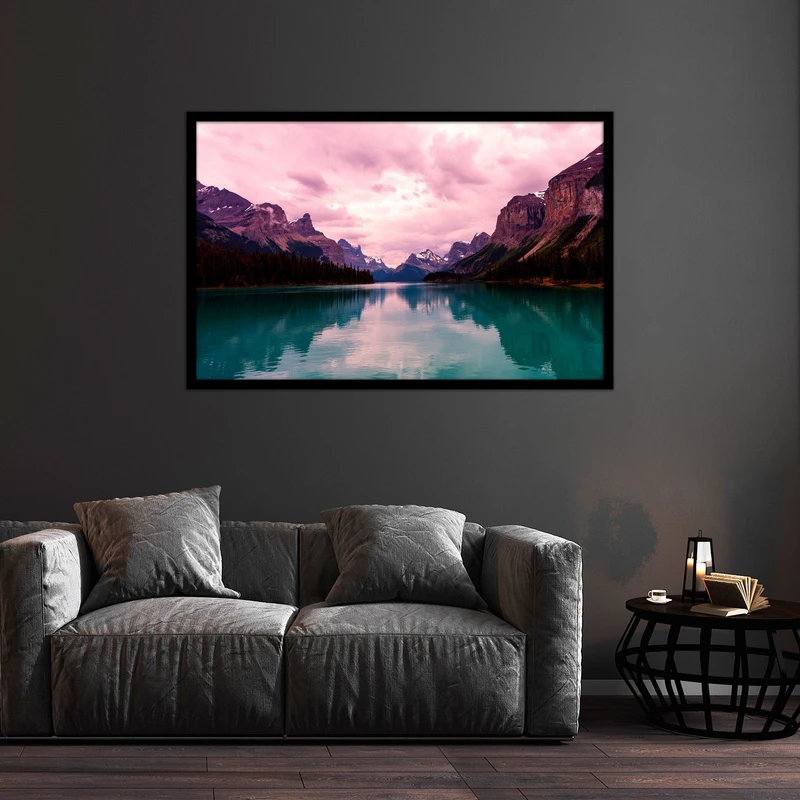 تابلو بکلیت طرح هنری منظره دریا و ساحل مدل B-bu1268