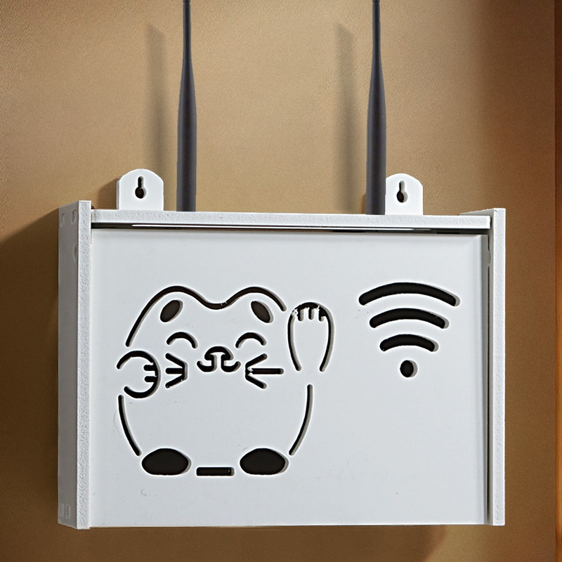 شلف دیواری چکاوک مدل جای مودم طرح Wifi