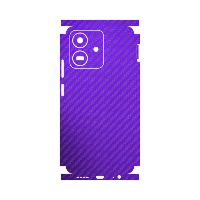 برچسب پوششی ماهوت مدل Purple-Fiber-FullSkin مناسب برای گوشی موبایل آنر Play 10