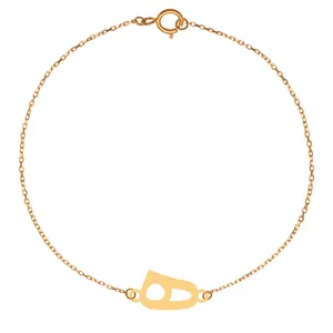 دستبند طلا 18 عیار زنانه الن نار مدل هـ کد ELN101983