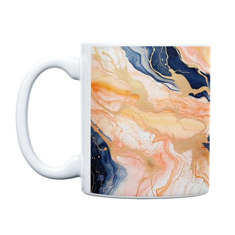 ماگ حس آمیزی طرح Marble مدل مرمر کد 093