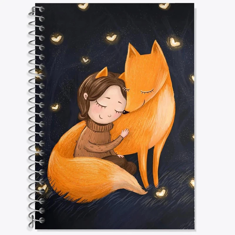 دفتر زبان 50 برگ خندالو مدل دو خط طرح شازده کوچولو کد 1818