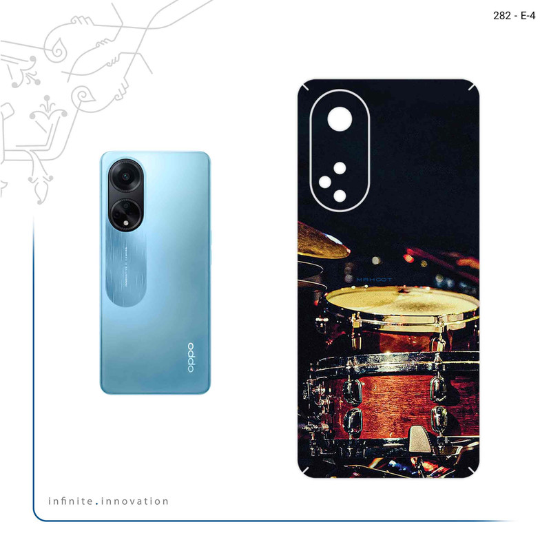 برچسب پوششی ماهوت مدل Drum_Kit مناسب برای گوشی موبایل اپو A98
