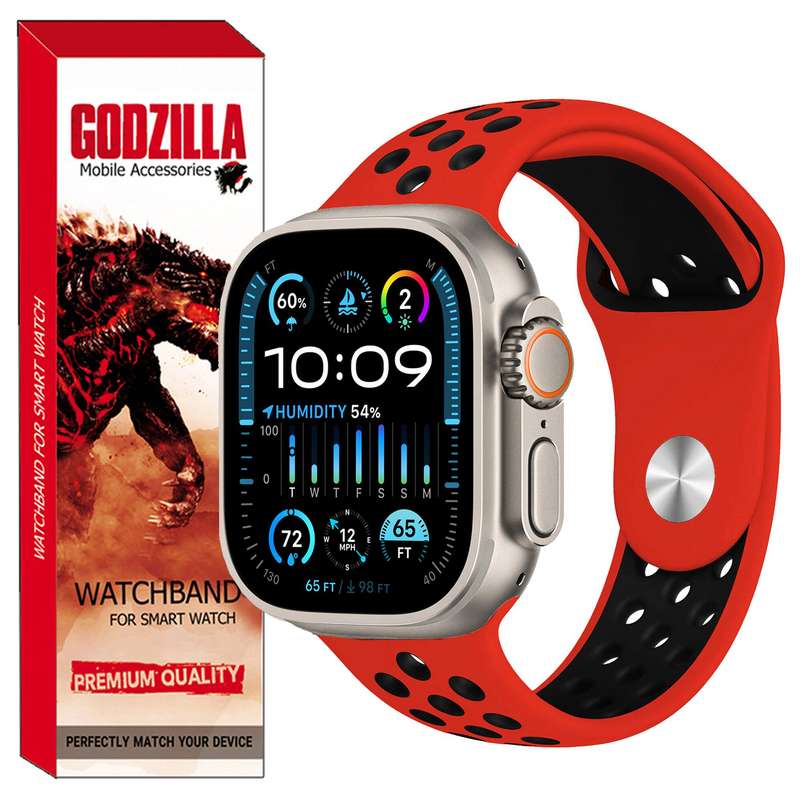 بند گودزیلا مدل Sport مناسب برای اپل واچ Ultra 2 49mm بند گودزیلا مدل Sport مناسب برای اپل واچ Ultra 2 49mm
